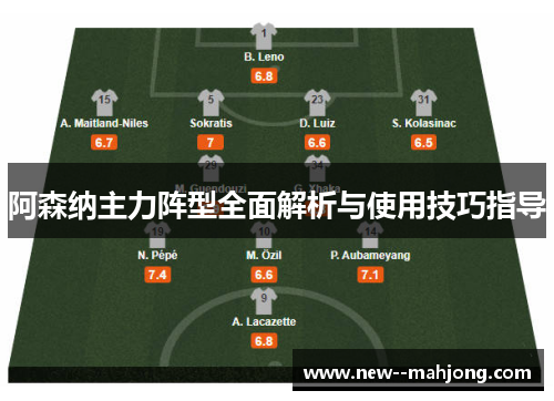 阿森纳主力阵型全面解析与使用技巧指导